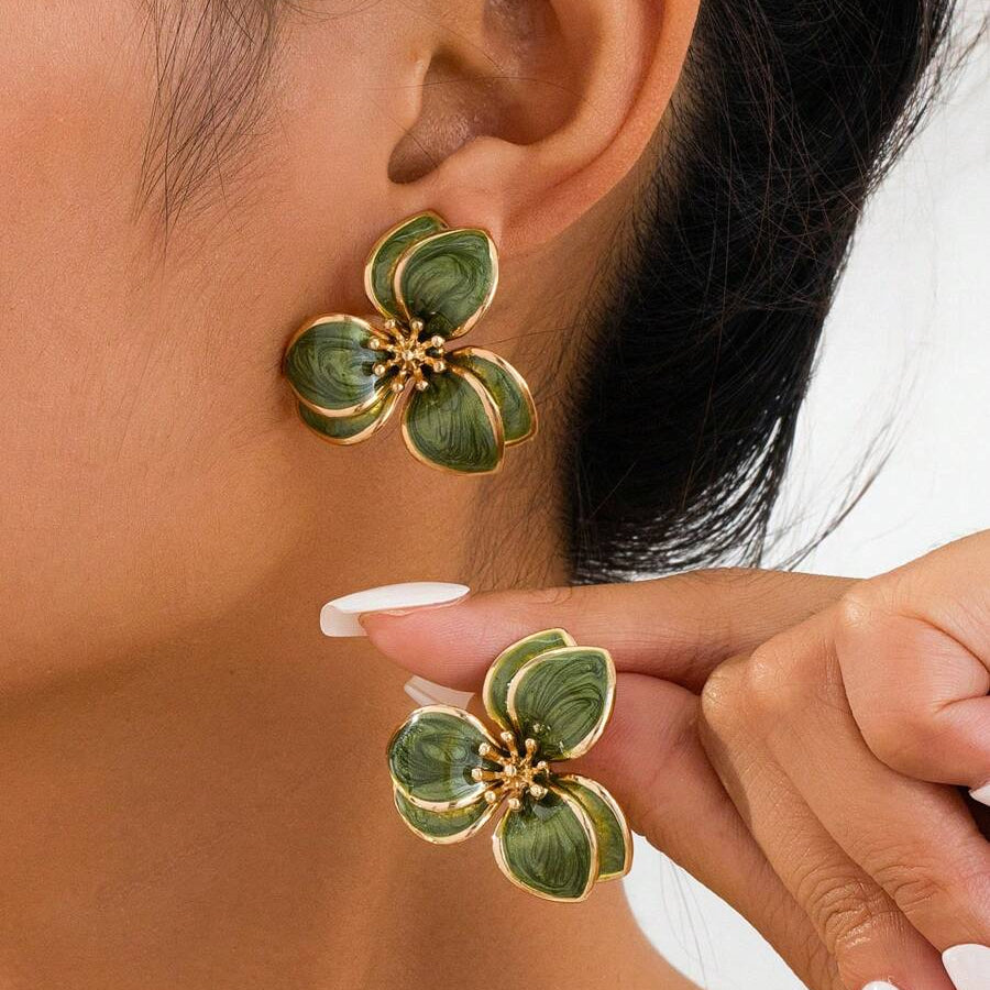 Boucles d'Oreilles Lotus Elégantes