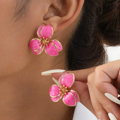 Boucles d'Oreilles Lotus Elégantes