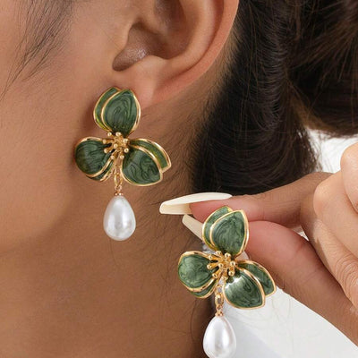 Boucles d'Oreilles Lotus Elégantes