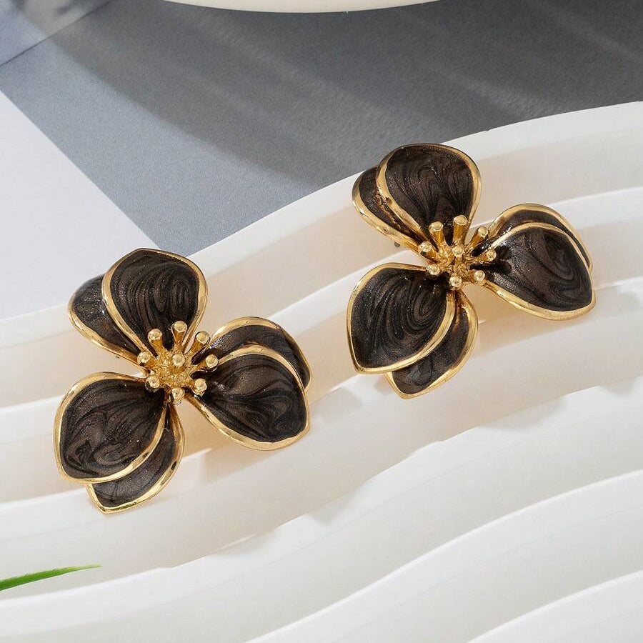 Boucles d'Oreilles Lotus Elégantes